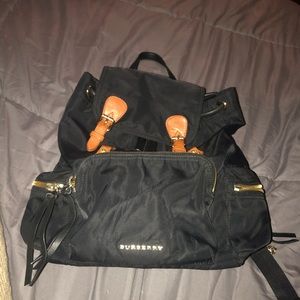 Burberry Black Chain Backpack